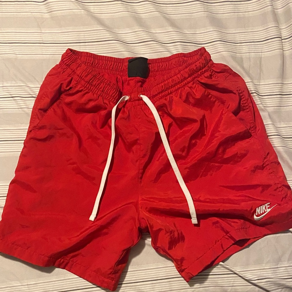 Nike Men's Bright Red Athletic Shorts